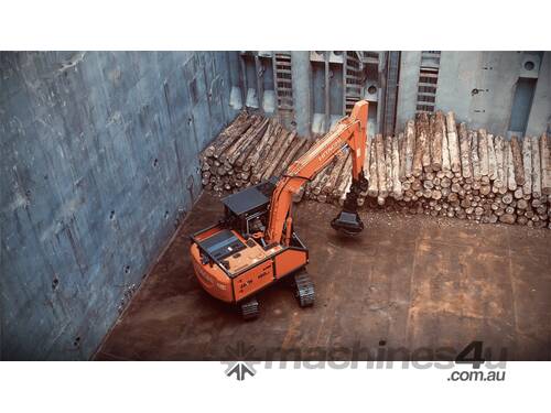caption Hitachi ZX160LC-5 Excavator