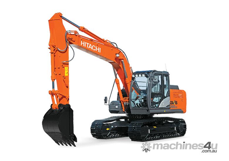 caption Hitachi ZX160LC-5 Excavator