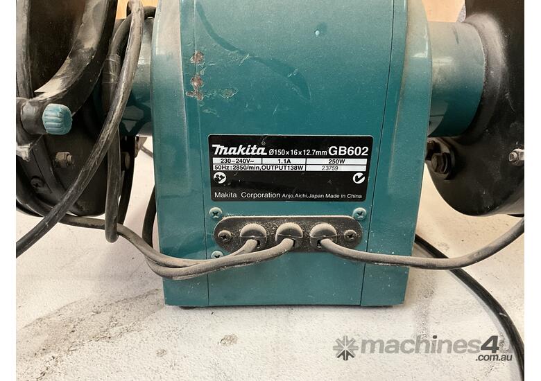 New Makita GB602 Bench Grinder Bench Grinders in Listed on Machines4u