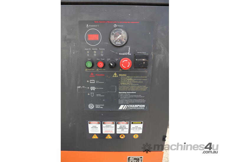 caption Screw Air Compressor 260CFM - Champion CSE45