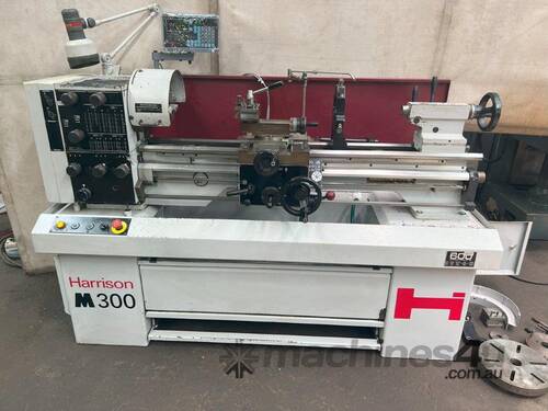 Harrison M300 1000mm centre lathe with DRO well equipped. Ex Govt