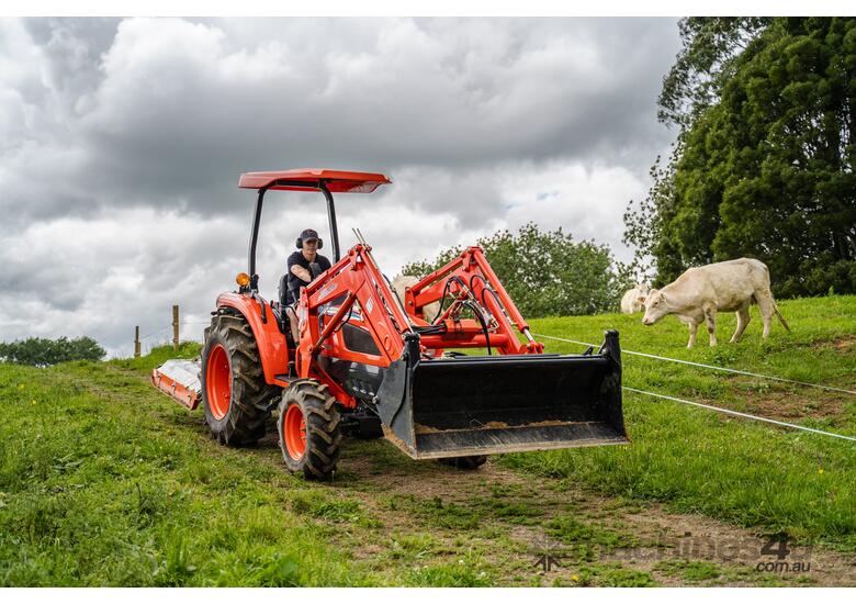 caption Kioti EX5810 ROPS Compact Tractor - Includes 4IN1 Loader