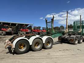 2000 Elphinstone Tri-Axle Drop Deck Rigid Skel Logging A-Trailer - picture0' - Click to enlarge