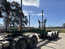 2000 Elphinstone Tri-Axle Drop Deck Rigid Skel Logging A-Trailer - picture2' - Click to enlarge