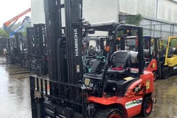 HANGCHA CPYD35-XRW52F 3.5 Tonne Tall Mast LPG Forklift