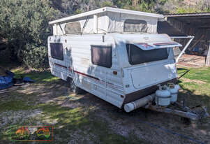 (7604) 18ft JAYCO POP-TOP CARAVAN (REDUCED) (Breamlea, VIC) (7604) 18ft JAYCO POP-TOP CARAVAN (REDUCED) (Breamlea, VIC)