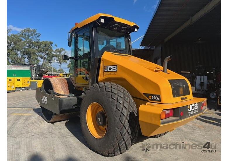 caption 2023 JCB VM116D SMOOTH DRUM ROLLER U4697