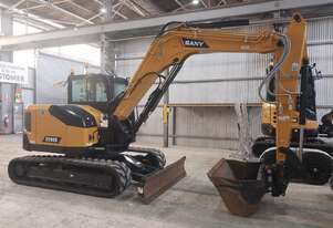 2021 SANY SY80U 8.8T Minimum Tail Swing Excavator - Low Hours, High Performance!