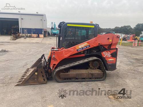 caption 2017 Kubota SVL75 Track Loader 75HP with 4in1 Bucket