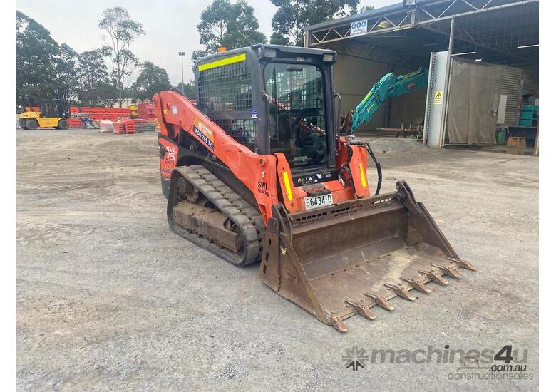 caption 2017 Kubota SVL75 Track Loader 75HP with 4in1 Bucket