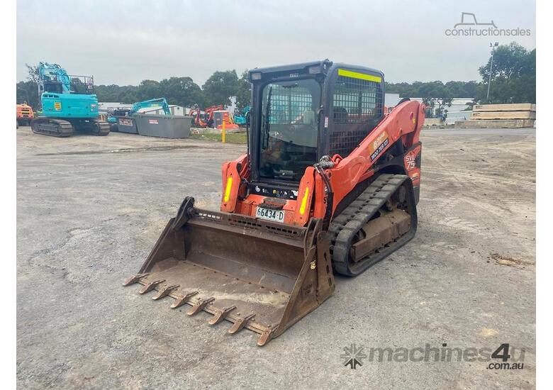 caption 2017 Kubota SVL75 Track Loader 75HP with 4in1 Bucket