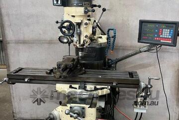 Euro Source 2VS turret mill with 3 axis DRO