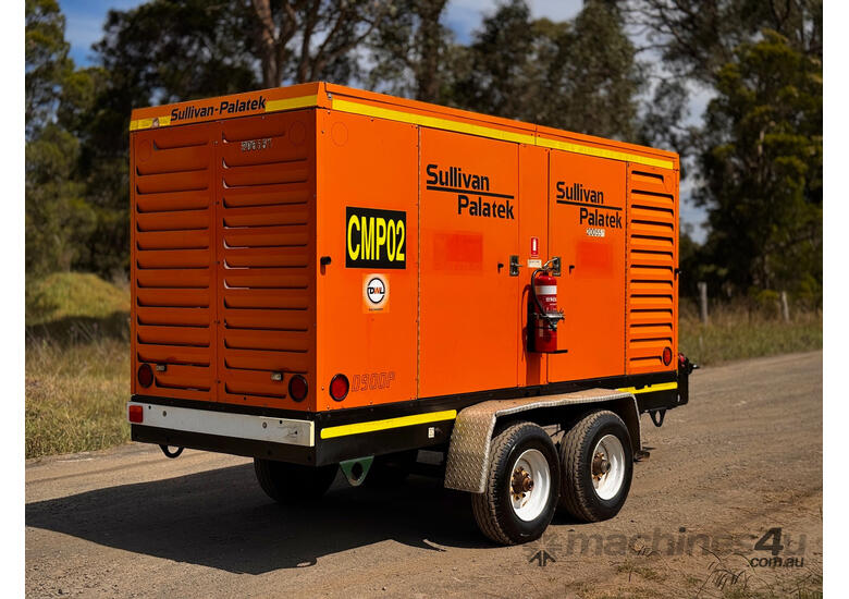 caption Sullivan Palatek DE900PCA Diesel Compressor