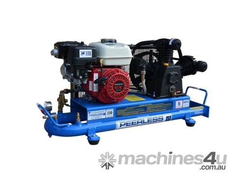 PEERLESS PHP15 Truckies Series Belt Drive Tube Tank Petrol Air Compressor