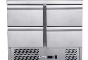 FED-X Four Drawer Compact Workbench Fridge - XGNS900-4D