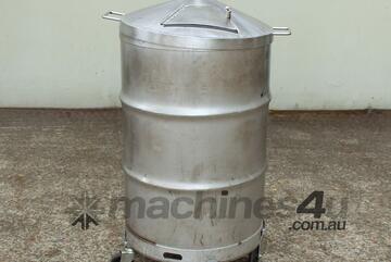 Stainless Steel Mobile Drum
