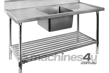 Single Centre Sink Bench & Pot Undershelf Ssb7 1200C/A