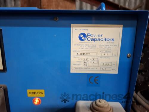 caption Transwave Converter – Converts Single Phase Power to Three Phase – $1,000