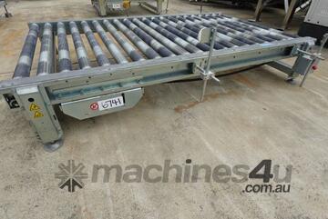Pallet Roller Conveyor, 2530mm L x 1550mm W x 450mm H