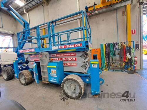 Genie GS-4390 RT 2023 43ft Rough Terrain Scissor Lift – 680kg SWL, Deutz Diesel