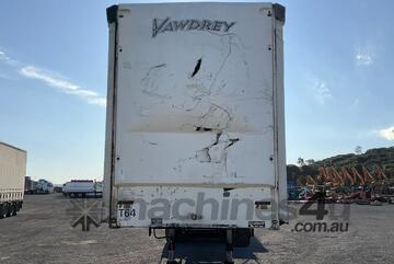 2006 Vawdrey VB-S3 Tri Axle Flat Top Curtainsider A Trailer