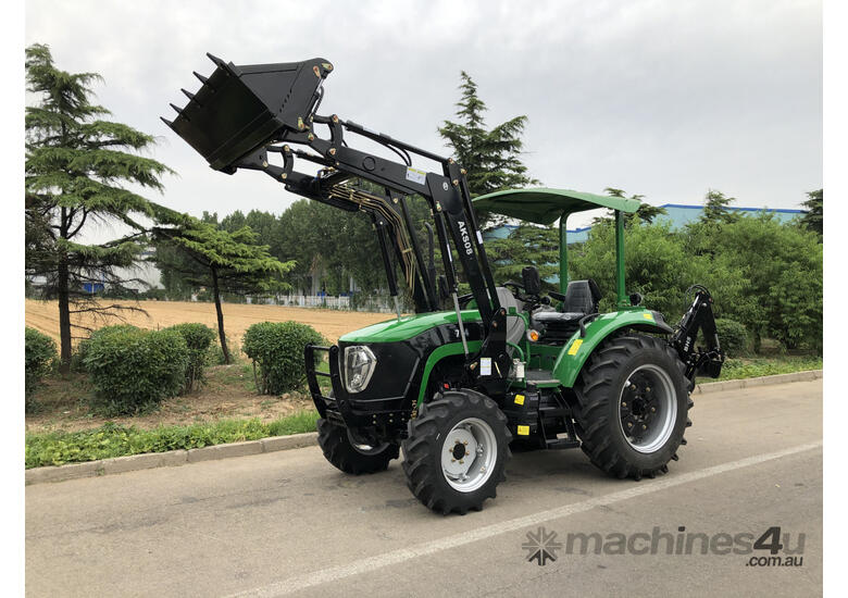 AgKing - 70HP ROPS 4WD Tractor with FEL 4in1 Bucket