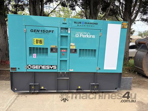 2021 Blue Diamond GEN150PT Generator – Perkins Diesel, Low Hours