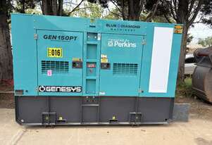 2021 Blue Diamond GEN150PT Generator Perkins Diesel, Low Hours