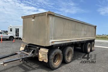 1997 Hercules HEDT 4 Quad Dog Tipping Trailer