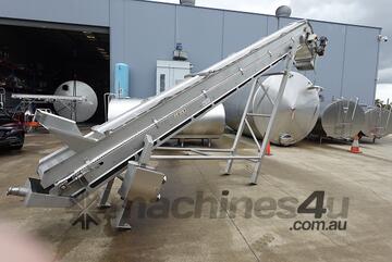 Conveyor, Belt (incline), 450mm W x 5150mm L x 4300mm H