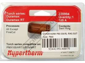 Hypertherm 105A Swirl Ring 220994 Suits Powermax 105 (Pack of 1) - picture1' - Click to enlarge
