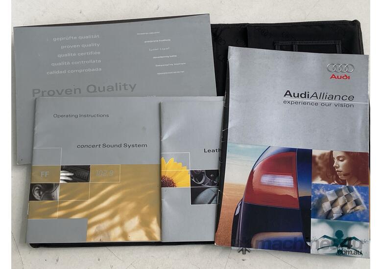 1999 Audi S4 Quattro Petrol (Factory Manual and Twin Turbo V6)