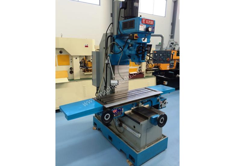 caption PUMA XL7036 BED MILL 3 AXIS DRO ISO40