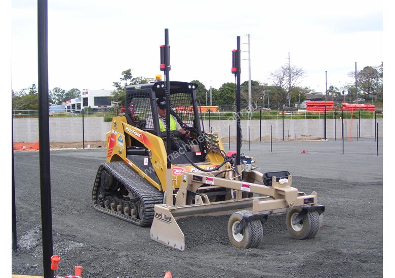 caption LEVEL BEST PL84D LASER GRADER ATTACHMENT