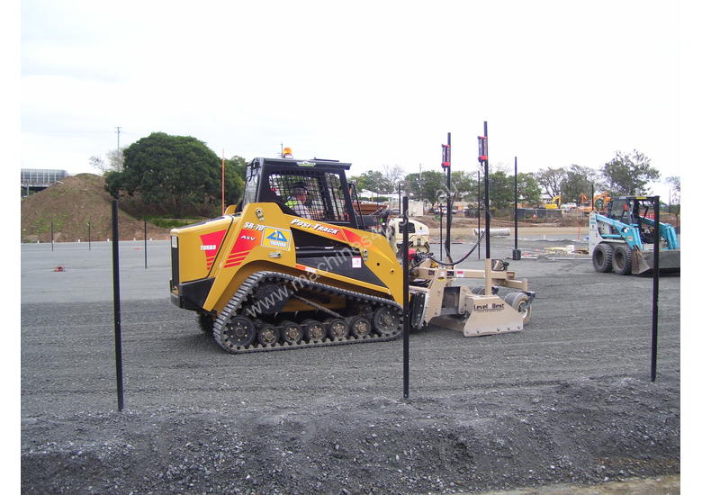 caption LEVEL BEST PL84D LASER GRADER ATTACHMENT