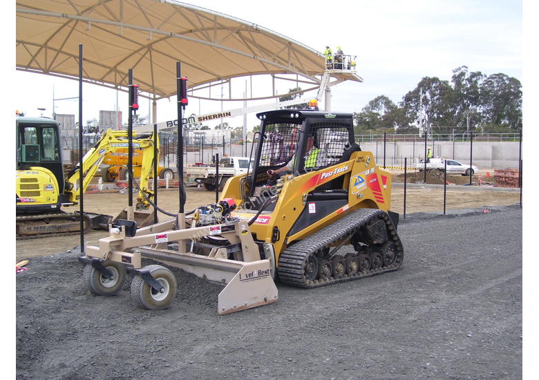 caption LEVEL BEST PL84D LASER GRADER ATTACHMENT
