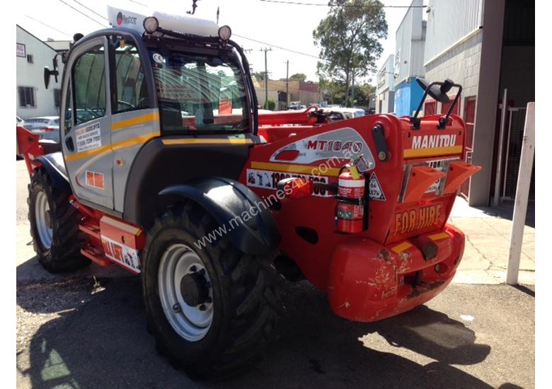 caption MANITOU MT 1840 TELEHANDLER FOR HIRE