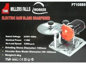 Blade Sharpener Millers Falls 90 to 400mm 240-volt - picture2' - Click to enlarge