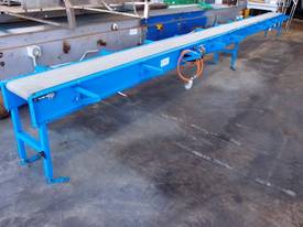 Flat Belt Conveyor, 7950mm L x 280mm W x 740mm H - picture0' - Click to enlarge