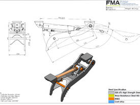 2.5 - 3.5T Excavator Thumb - picture1' - Click to enlarge