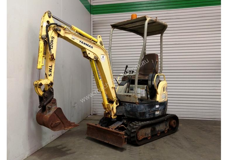 caption YANMAR VIO15-2A ZERO SWING 1.6T MINI EXCAVATOR - 310B