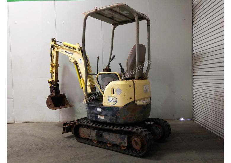 caption YANMAR VIO15-2A ZERO SWING 1.6T MINI EXCAVATOR - 310B
