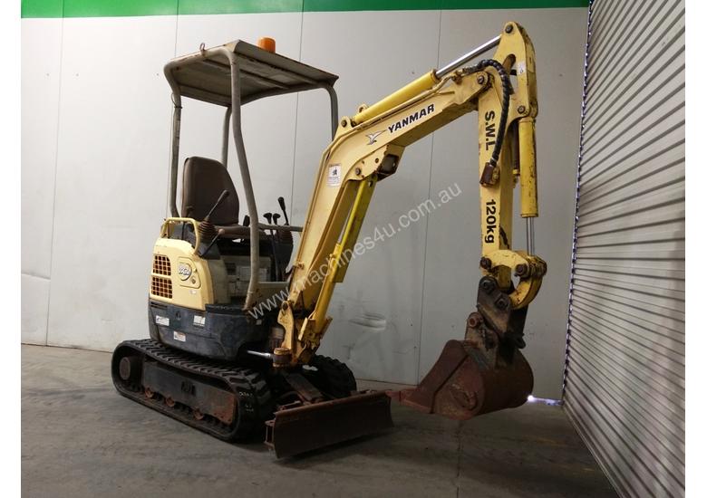 caption YANMAR VIO15-2A ZERO SWING 1.6T MINI EXCAVATOR - 310B