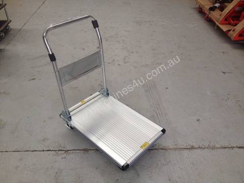 Capacity 150kg Aluminum platform trolley, platform size 700x470mm,