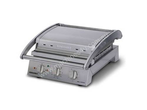 Roband GSA610RT Grill Station, 6 slice ribbed top plate non-stick coated