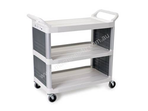 Rubbermaid Xtra Utility Cart - 2 Enclosed Sides