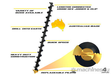 Digga continuous flight augers