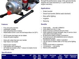 Honda 1 HP Aussie QP1 Pump GX25 Fire Irrigation Water Diesel Transfer Pumps - picture0' - Click to enlarge