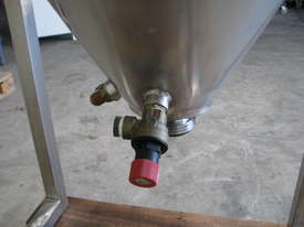 Stainless Steel Jacketed Mixer Mixing Cone Tank - 100L - picture1' - Click to enlarge