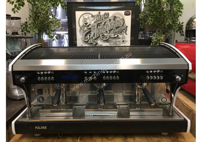 Used wega WEGA POLARIS TRON 3 GROUP HIGH CUP BLACK ESPRESSO COFFEE